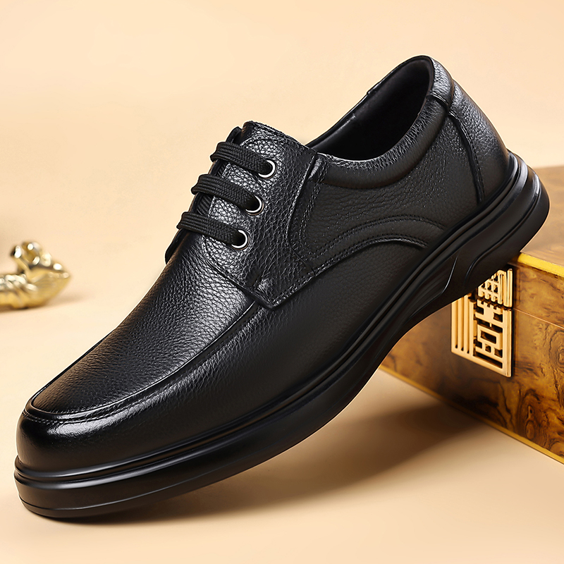 Formal Men Daily Wear Footwear - Men Leather Lace Up Oxford Shoes