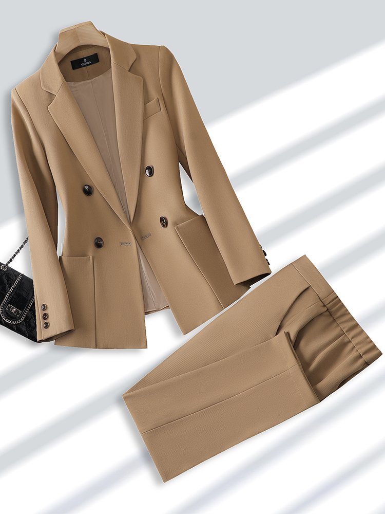 Men Formal Wear For Summer - Fashion Ladies Pant Suit Formal Women