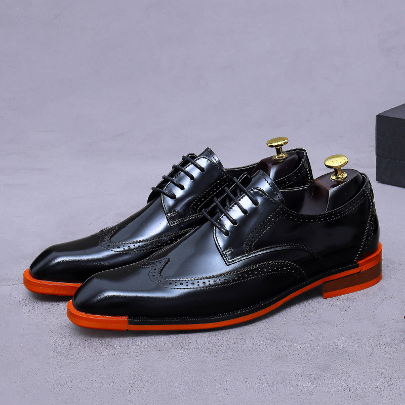 Formal Men Daily Wear Footwear - Men's Genuine Leather Oxfords Low Top