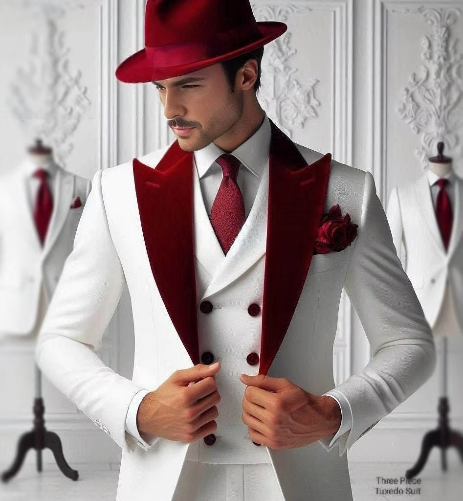 Formal Man Tuxedos Velvet Coll - Men'S Formal Wear For Graduation review and price