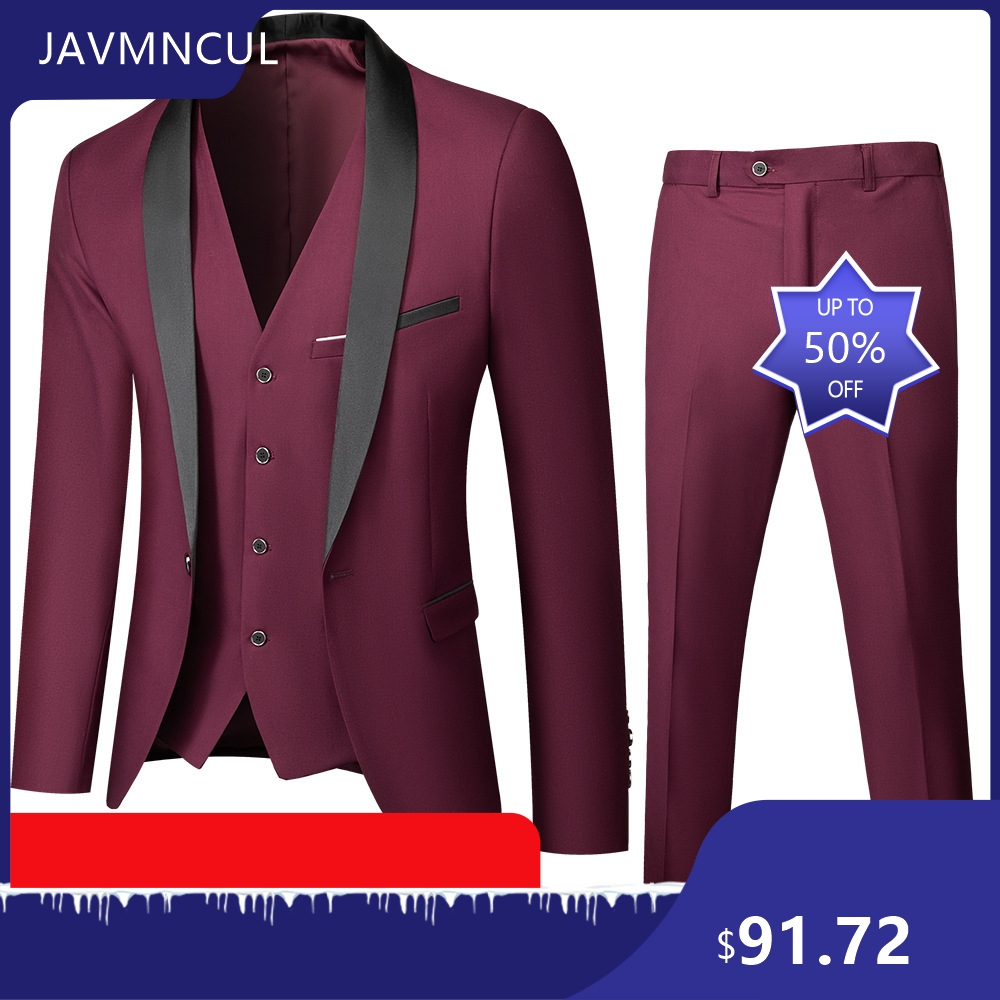 Men's Wedding 3 Piece Suit Set - Men'S Formal Wear For Graduation review and price