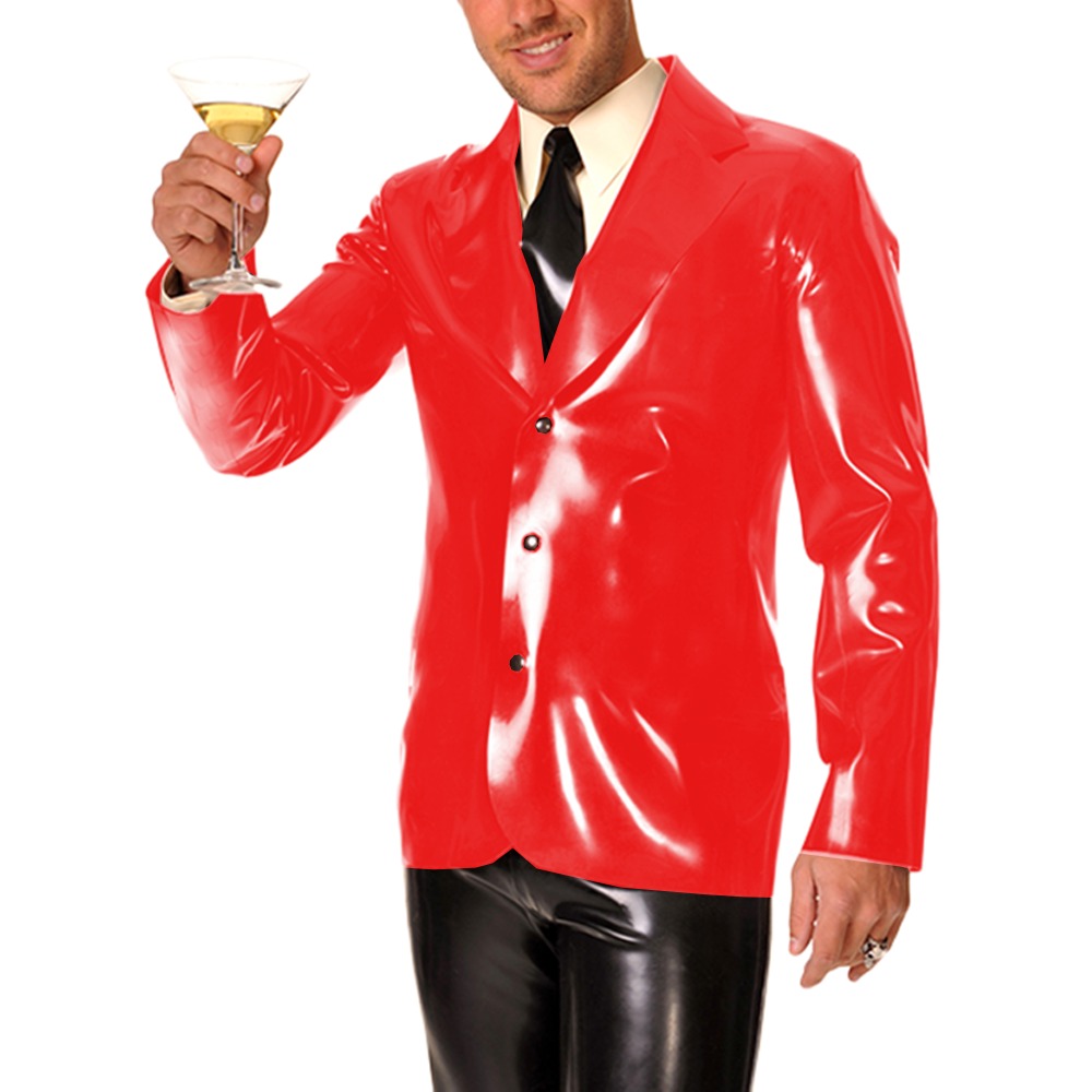 Men's Long Sleeve Vinyl PVC Le - Mens Formal Look review and price
