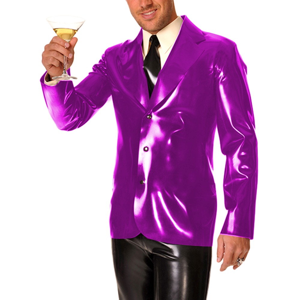 Men's Long Sleeve Vinyl PVC Le - Mens Formal Look review and price