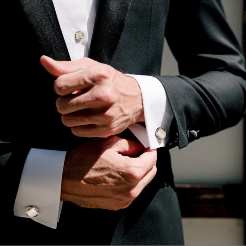New Ancient Silver Color Cuffl - Cufflinks Silver Set review and price