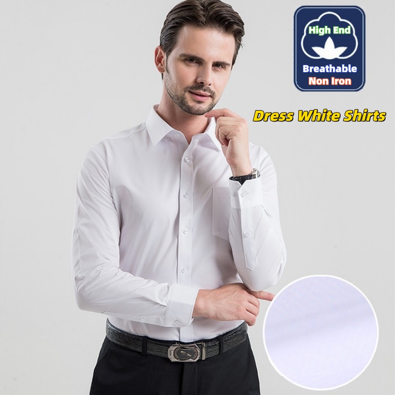 Business Man Dress White Shirt - Men Formal Office Wear Shirts review and price