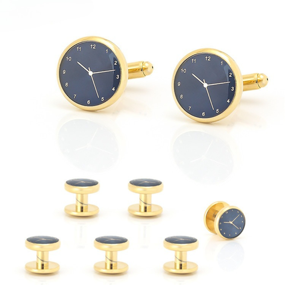 Time Aesthetics Gold Silver Cl - Cufflinks Silver Set review and price