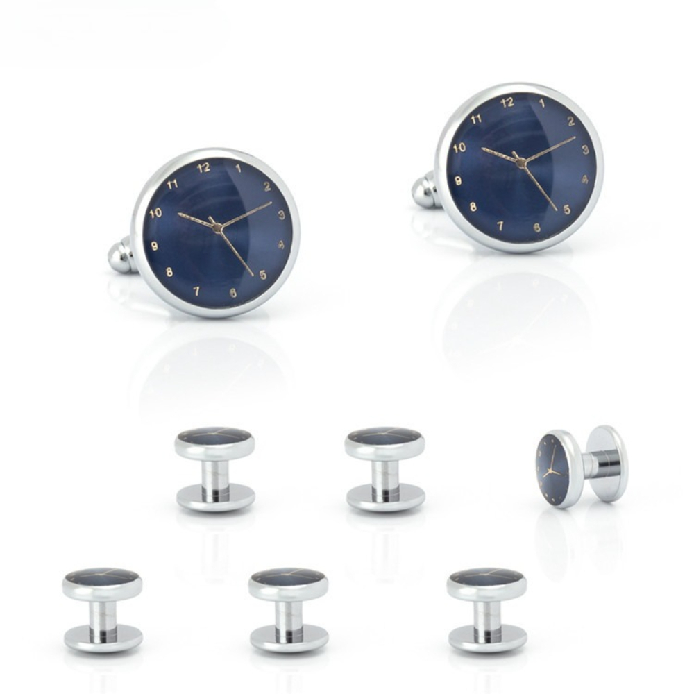Time Aesthetics Gold Silver Cl - Cufflinks Silver Set review and price