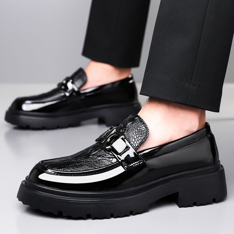 Men Leather Shoes Spring Briti - Formal Men Daily Wear Footwear review and price