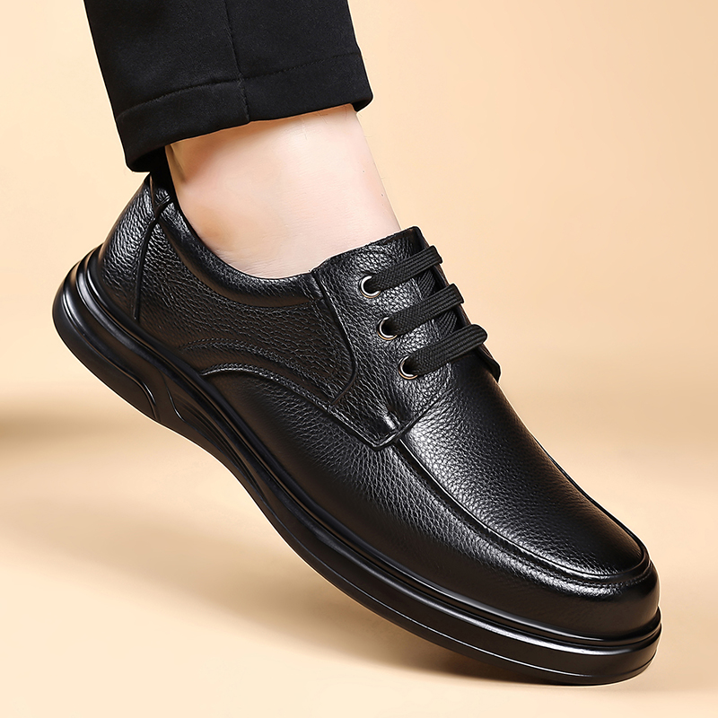 Men Leather Lace Up Oxford Sho - Formal Men Daily Wear Footwear review and price