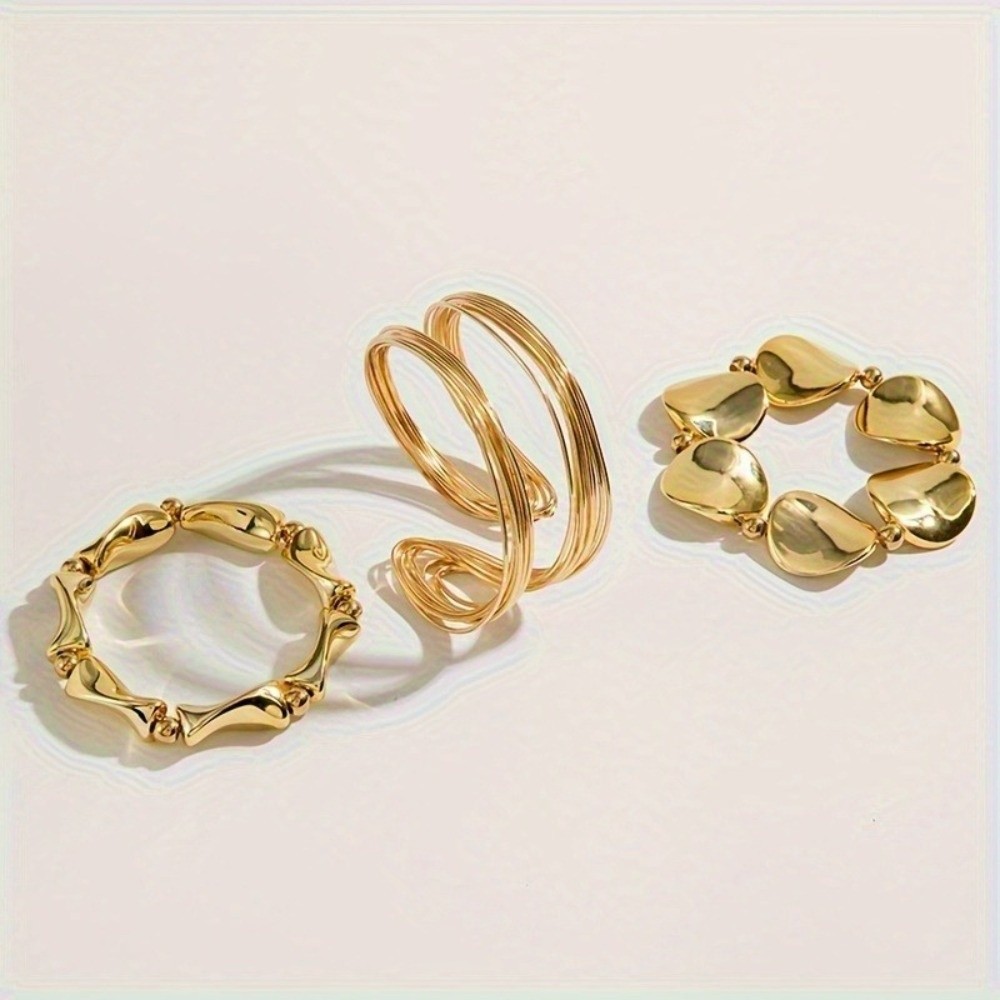 New Irregular Open Cuff Bracel - Cufflinks Silver Set review and price