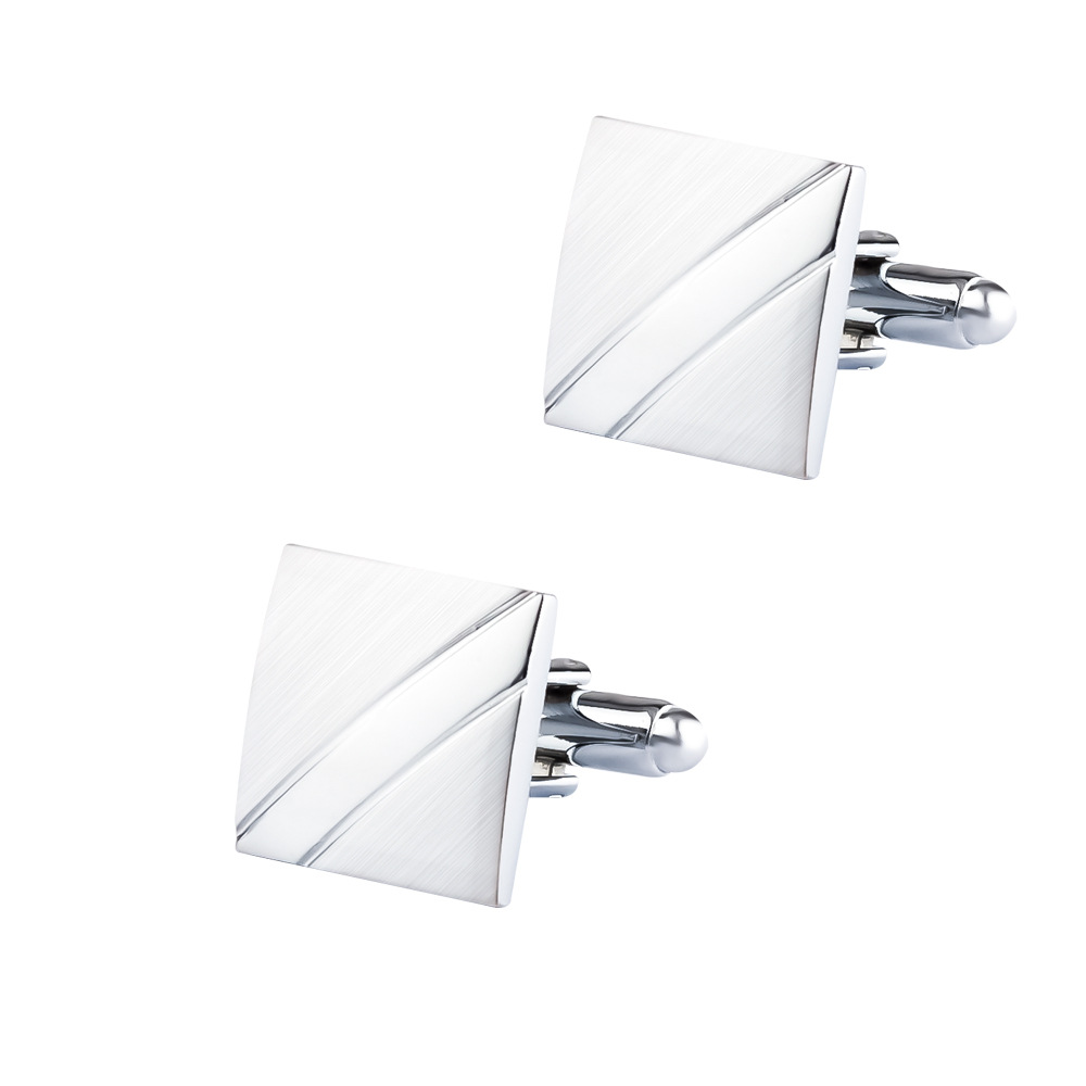 A Set Men New Silver Square Br - Cufflinks Silver Set review and price