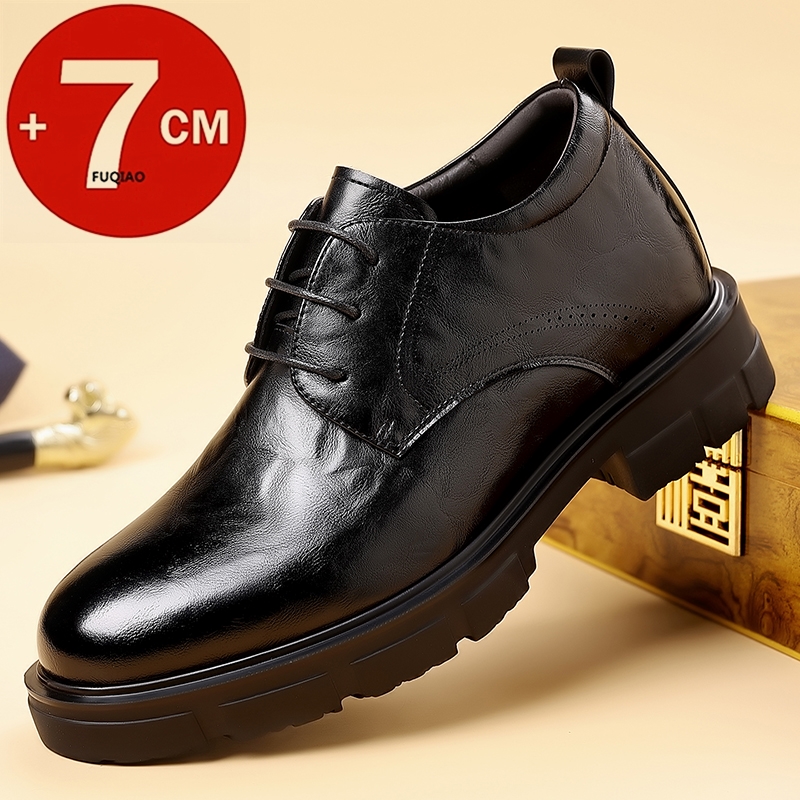 Men 7CM Elevator Business Shoe - Formal Men Daily Wear Slippers review and price