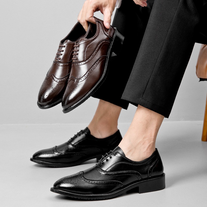 Formal Leather Shoes Classic M - Men Formal Wear For Summer review and price
