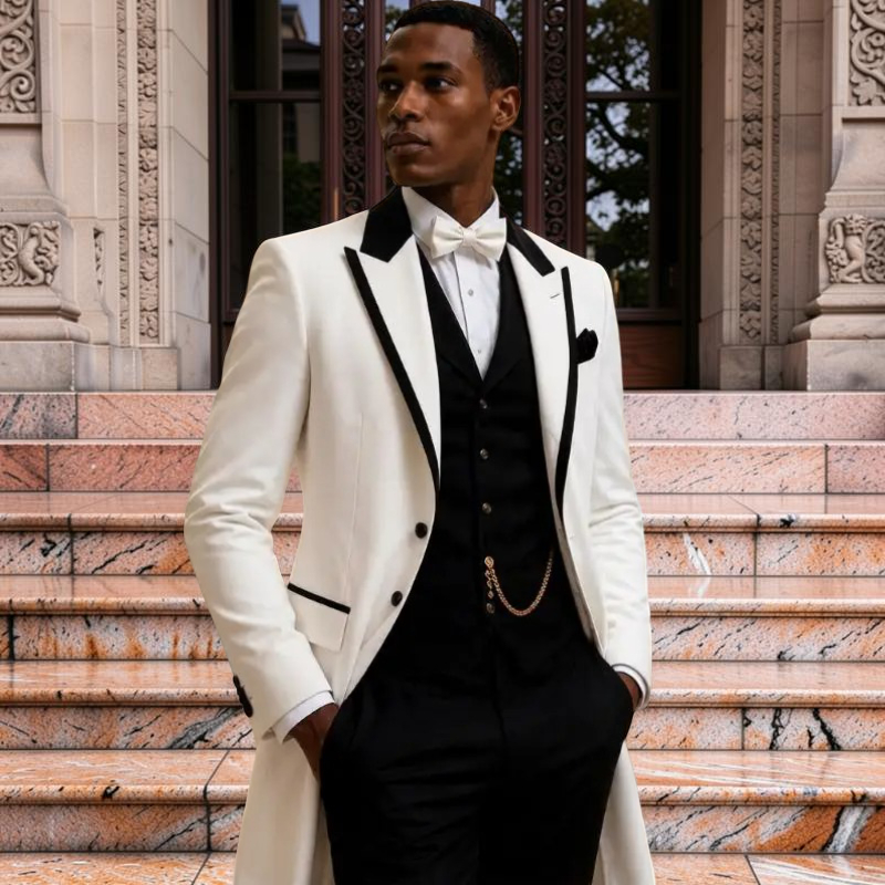 3 Pcs Wedding Suits for Men Sl - Men Formal Wear Jacket review and price