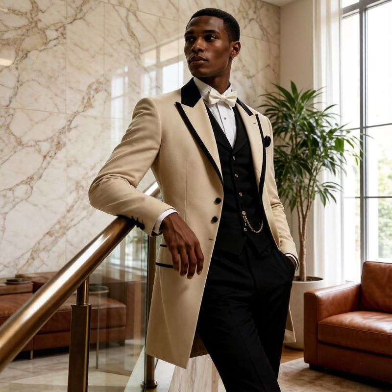 3 Pcs Wedding Suits for Men Sl - Men Formal Wear Jacket review and price