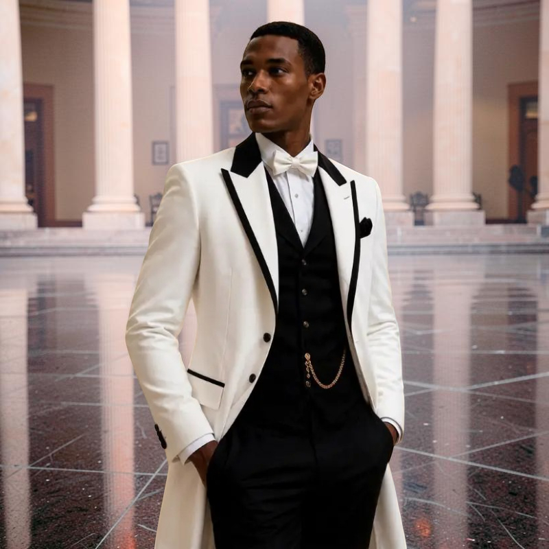 3 Pcs Wedding Suits for Men Sl - Men Formal Wear Jacket review and price