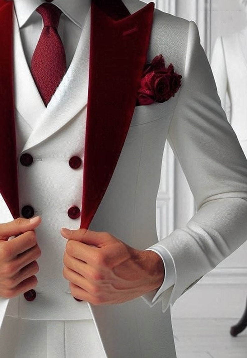 Formal Man Tuxedos Velvet 3 Pc - Men'S Formal Wear For Graduation review and price