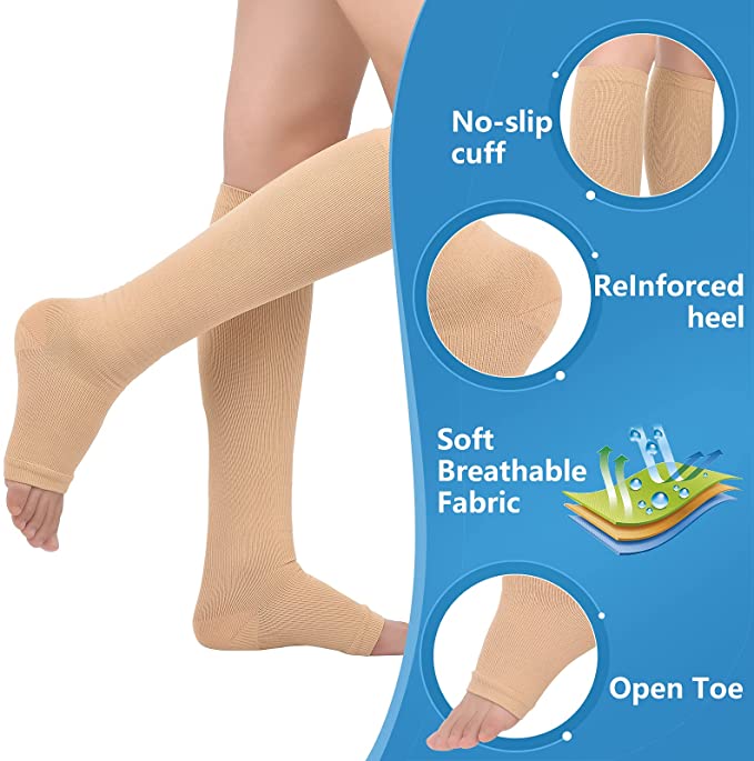 Open Toe Knee High Calf Compre - Men'S Formal Wear For Graduation review and price