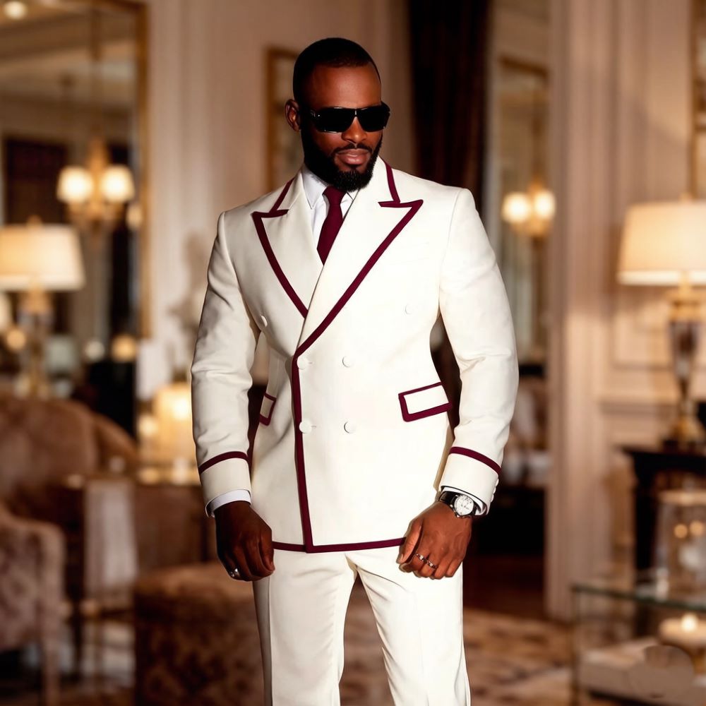 White Double Breasted Suits fo - Mens Formal Look review and price
