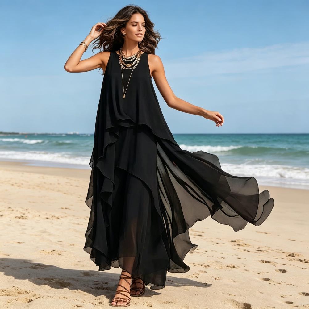 Women's Flowy Chiffon Dress, S - Men'S Formal Wear For Wedding Guest review and price