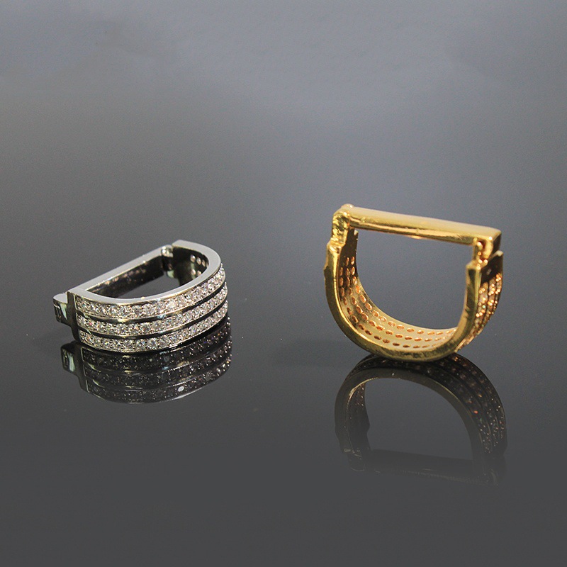 1PCS Exquisite Metal Tie Ring  - Mens Formal Look review and price