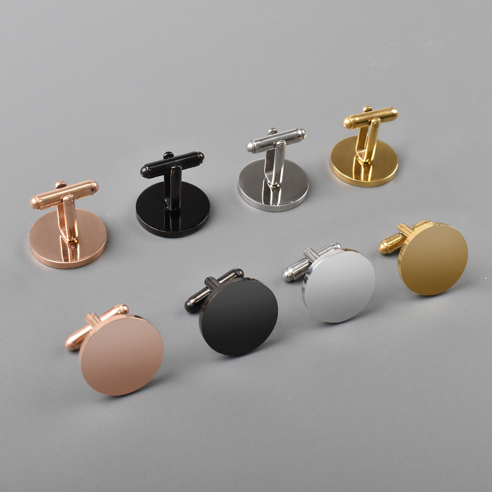2Pcs/set Mens Fashion Metal Cu - Cufflinks Silver Set review and price