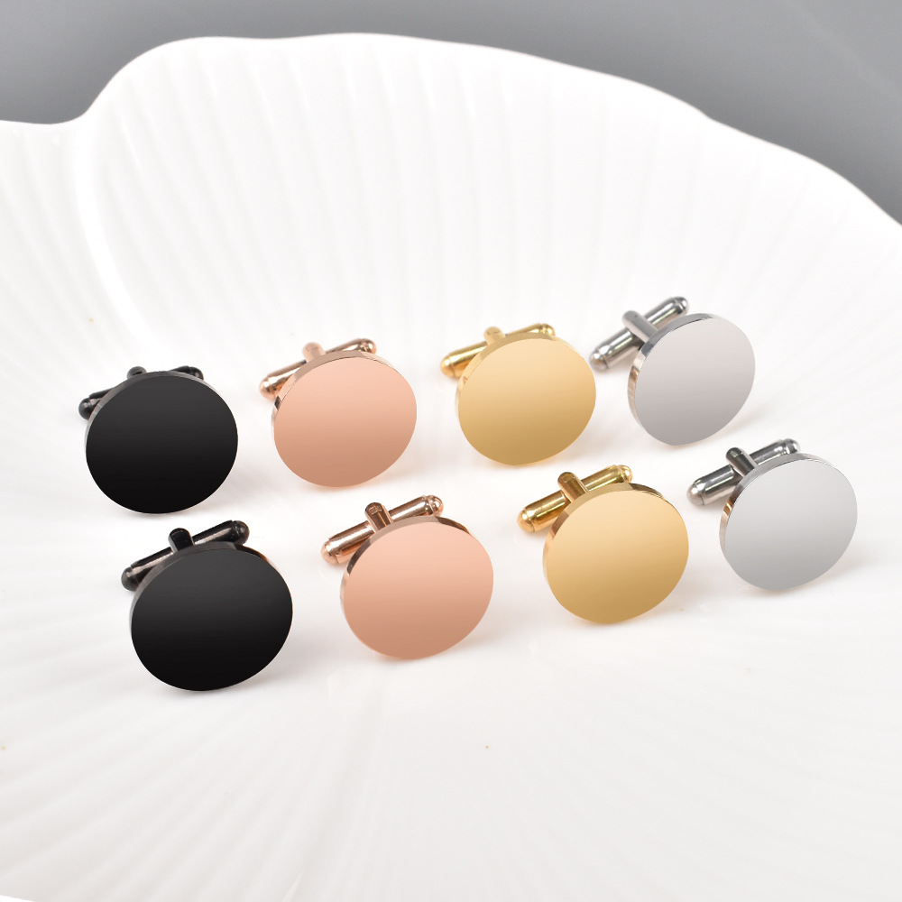 2Pcs/set Mens Fashion Metal Cu - Cufflinks Silver Set review and price
