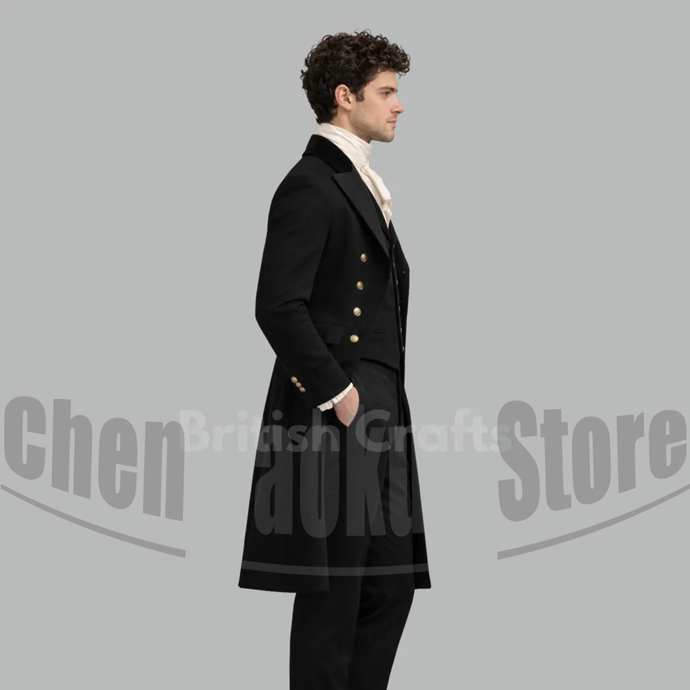 Black Men Victorian Tailcoat 3 - Victorian Men'S Formal Wear review and price