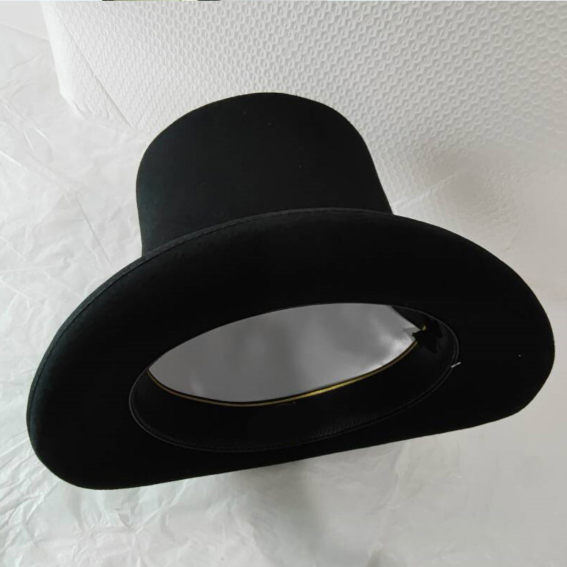Black 25cm Wool Felt High Top  - Victorian Men'S Formal Wear review and price