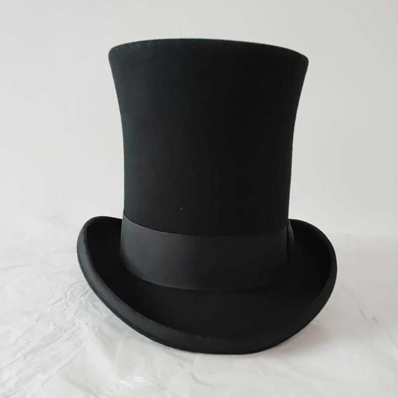 Black 25cm Wool Felt High Top  - Victorian Men'S Formal Wear review and price