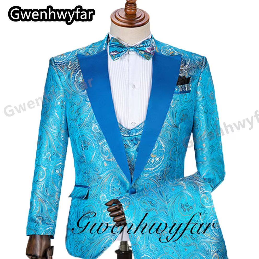 Gwenhwyfar Pattern Men Suits M - Men Formal Wear Jacket review and price