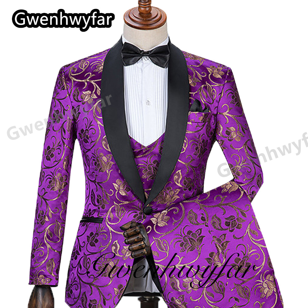 Gwenhwyfar Pattern Men Suits M - Men Formal Wear Jacket review and price