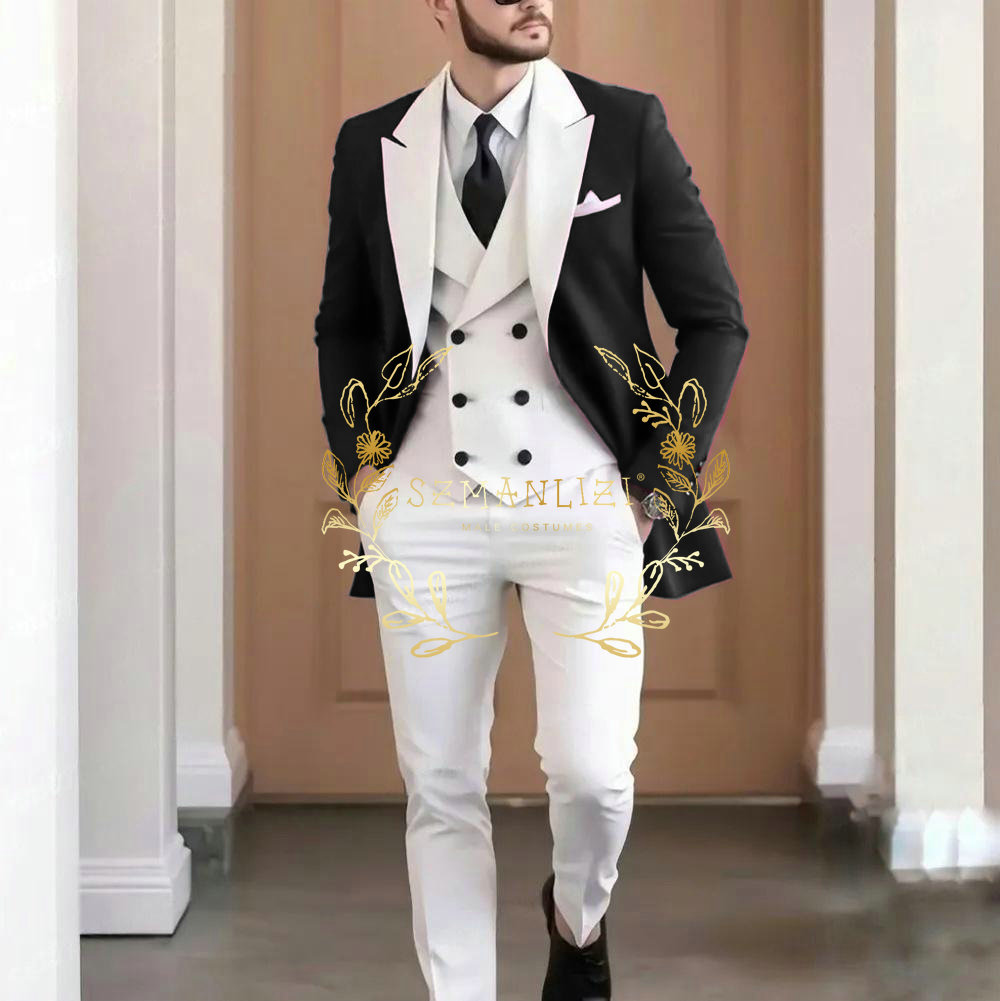Elegant Burgundy 3-pieces Men' - Men Formal Wear Jacket review and price