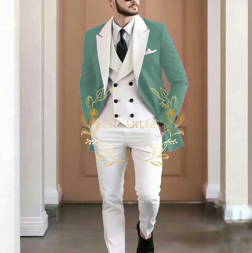 Elegant Burgundy 3-pieces Men' - Men Formal Wear Jacket review and price