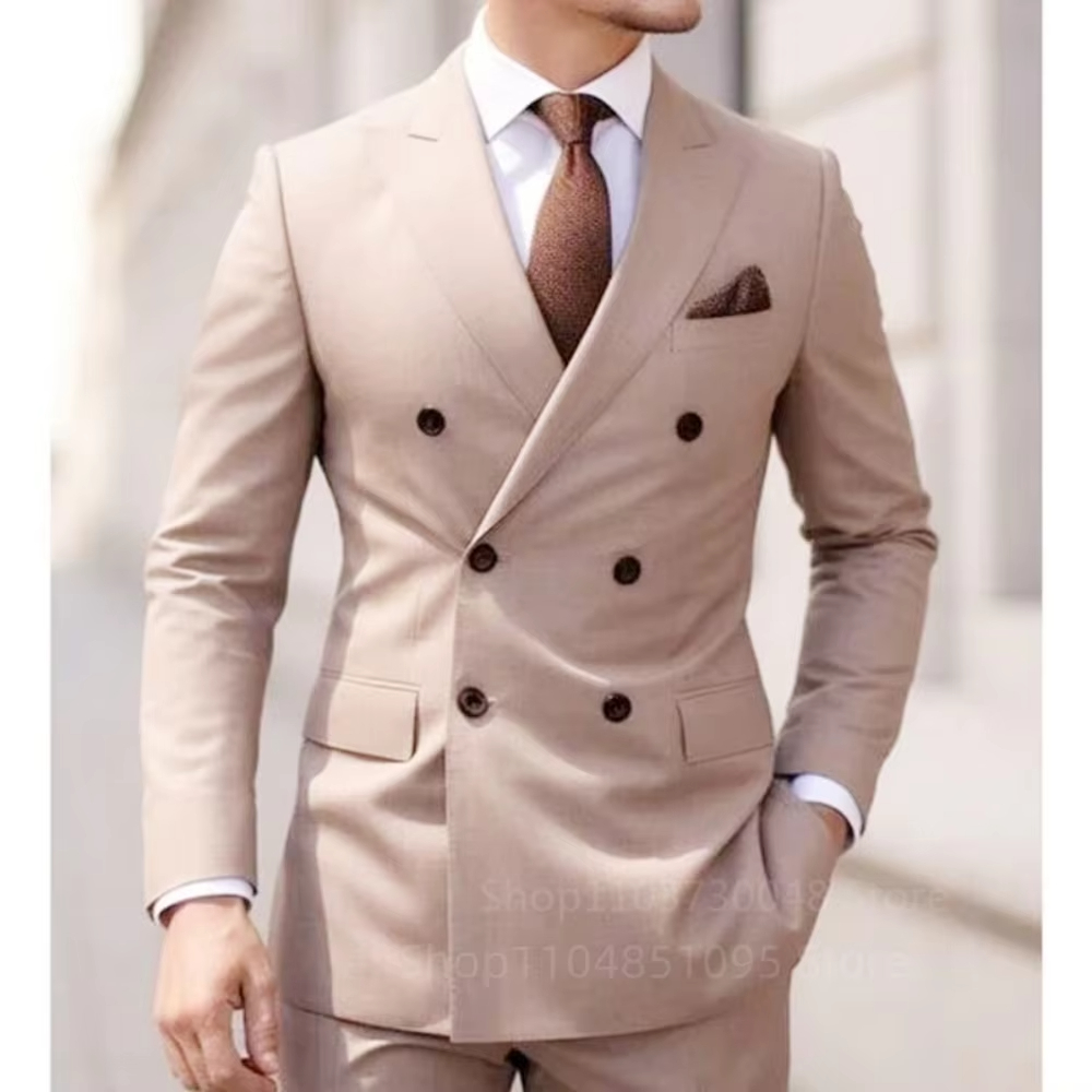Two-Piece Brown Smoking for Da - Men'S Formal Wear For Graduation review and price