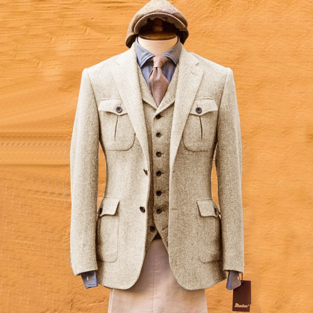 Men's Suit Herringbone Formal  - Mens Formal Look review and price