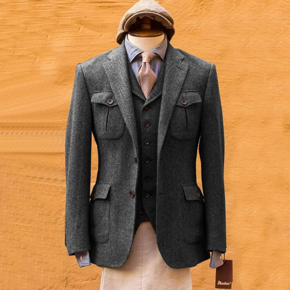 Men's Suit Herringbone Formal  - Mens Formal Look review and price