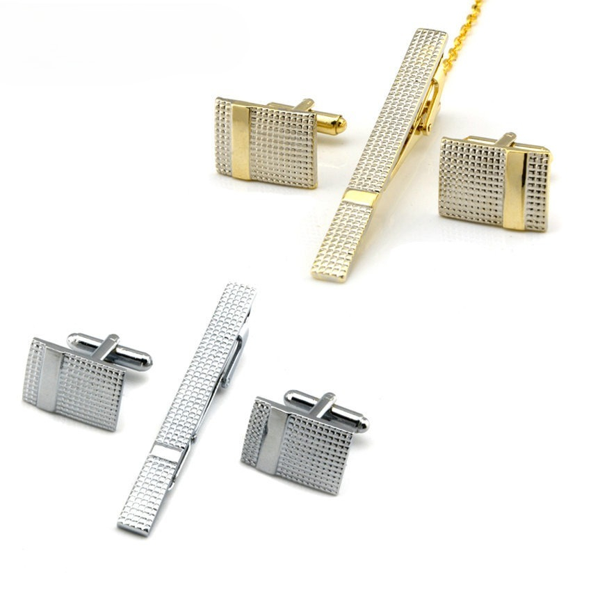 A Set Men's Tie Clip Cufflinks - Mens Formal Look review and price